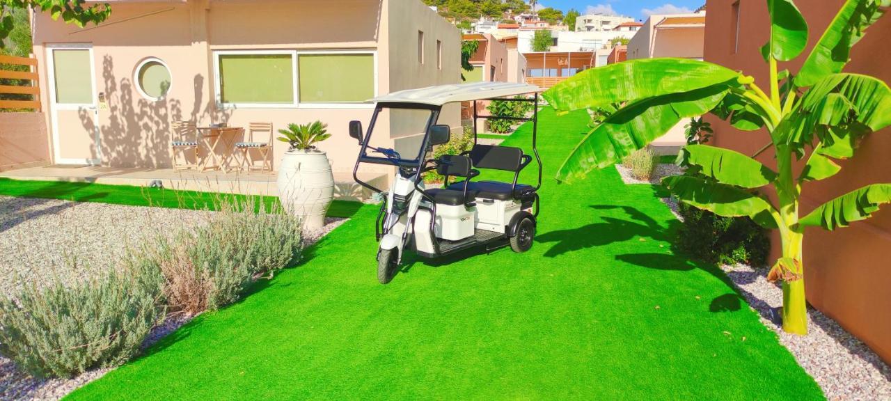 Modular Bungalows With Heated Pool Artemis Greece Exteriör bild