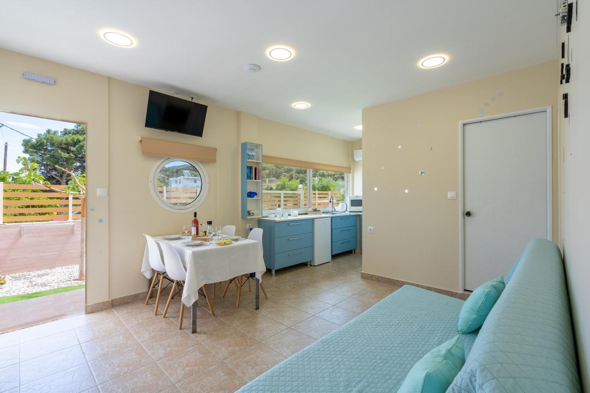Modular Bungalows With Heated Pool Artemis Greece Exteriör bild