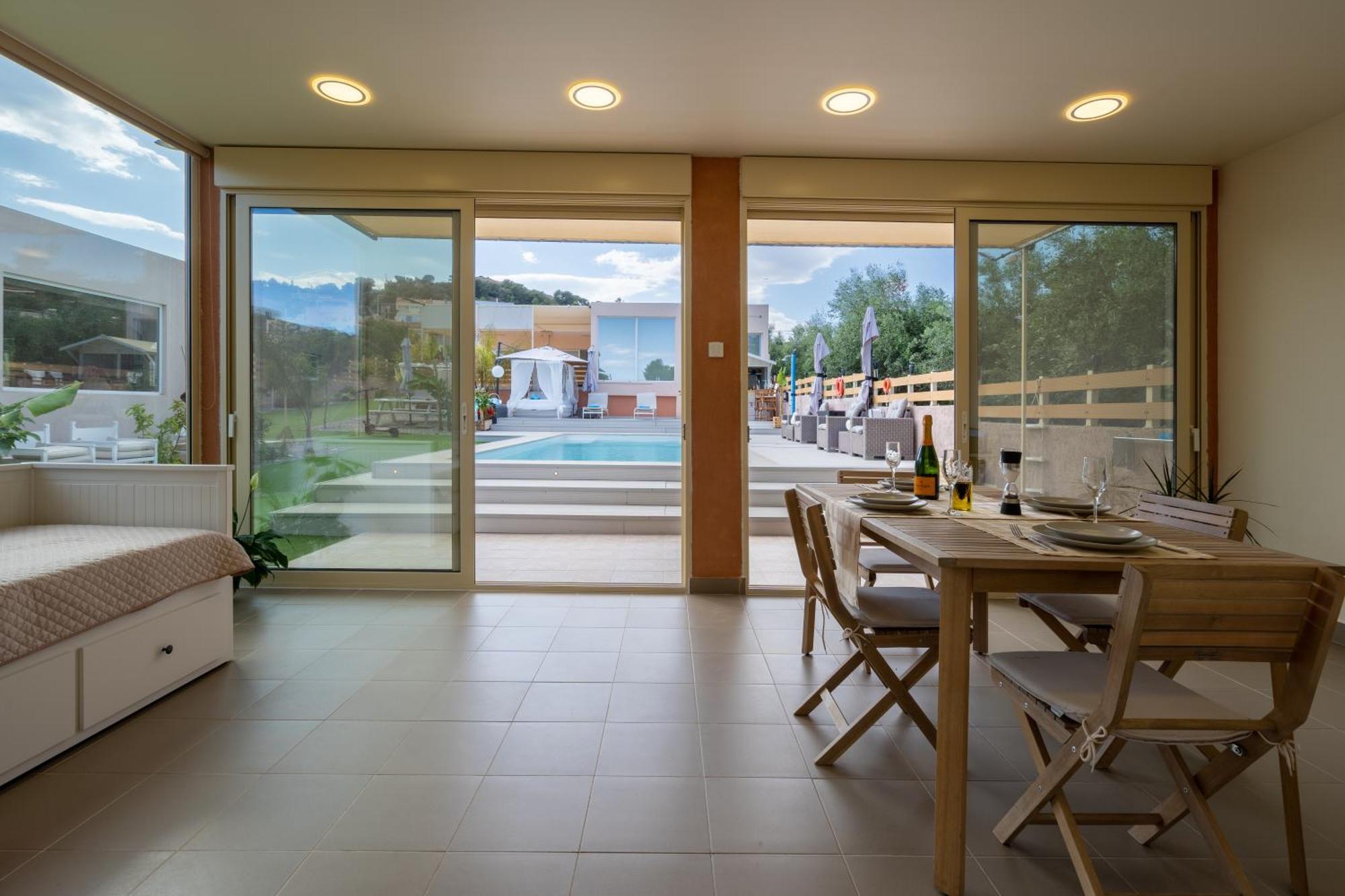 Modular Bungalows With Heated Pool Artemis Greece Exteriör bild