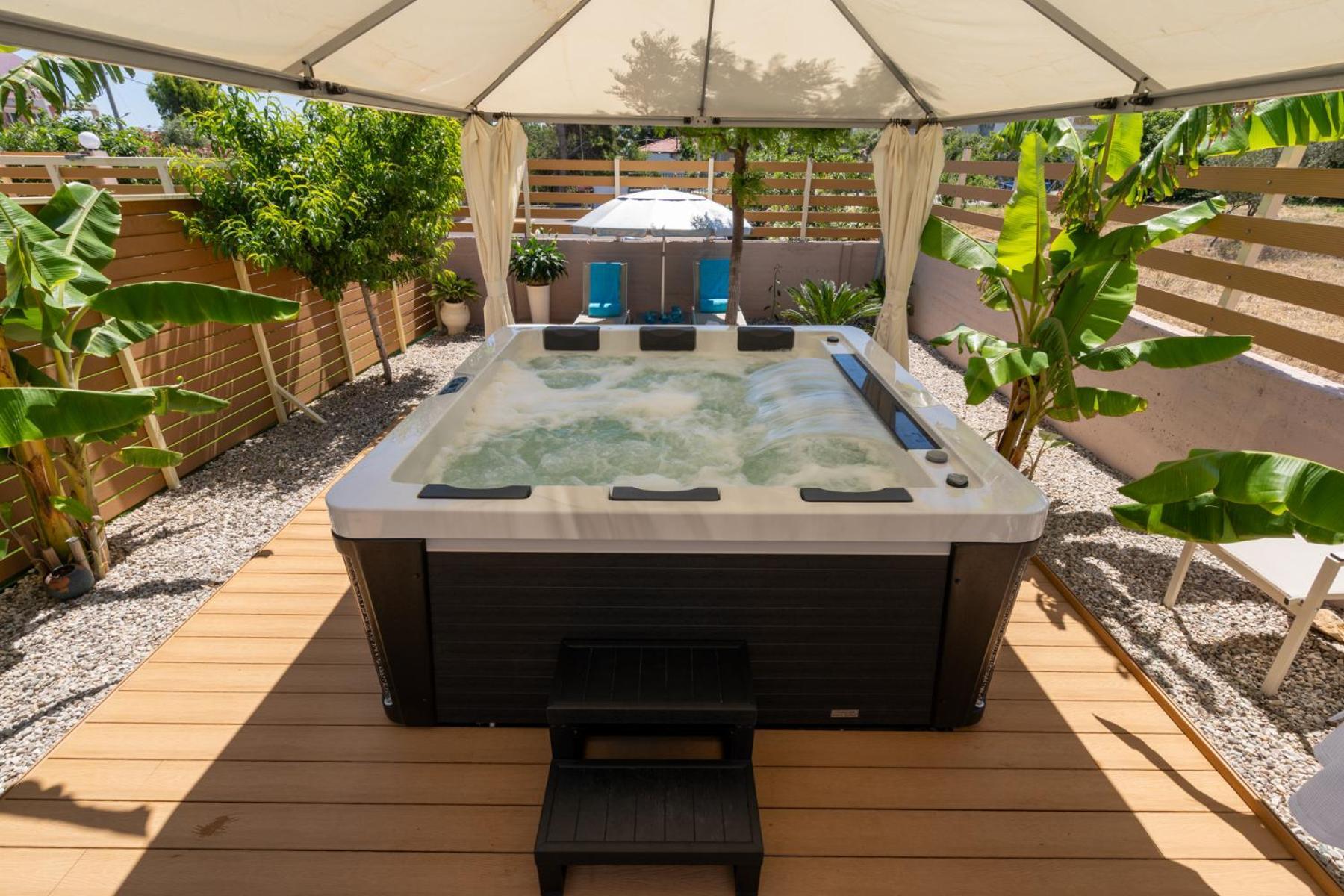 Modular Bungalows With Heated Pool Artemis Greece Exteriör bild