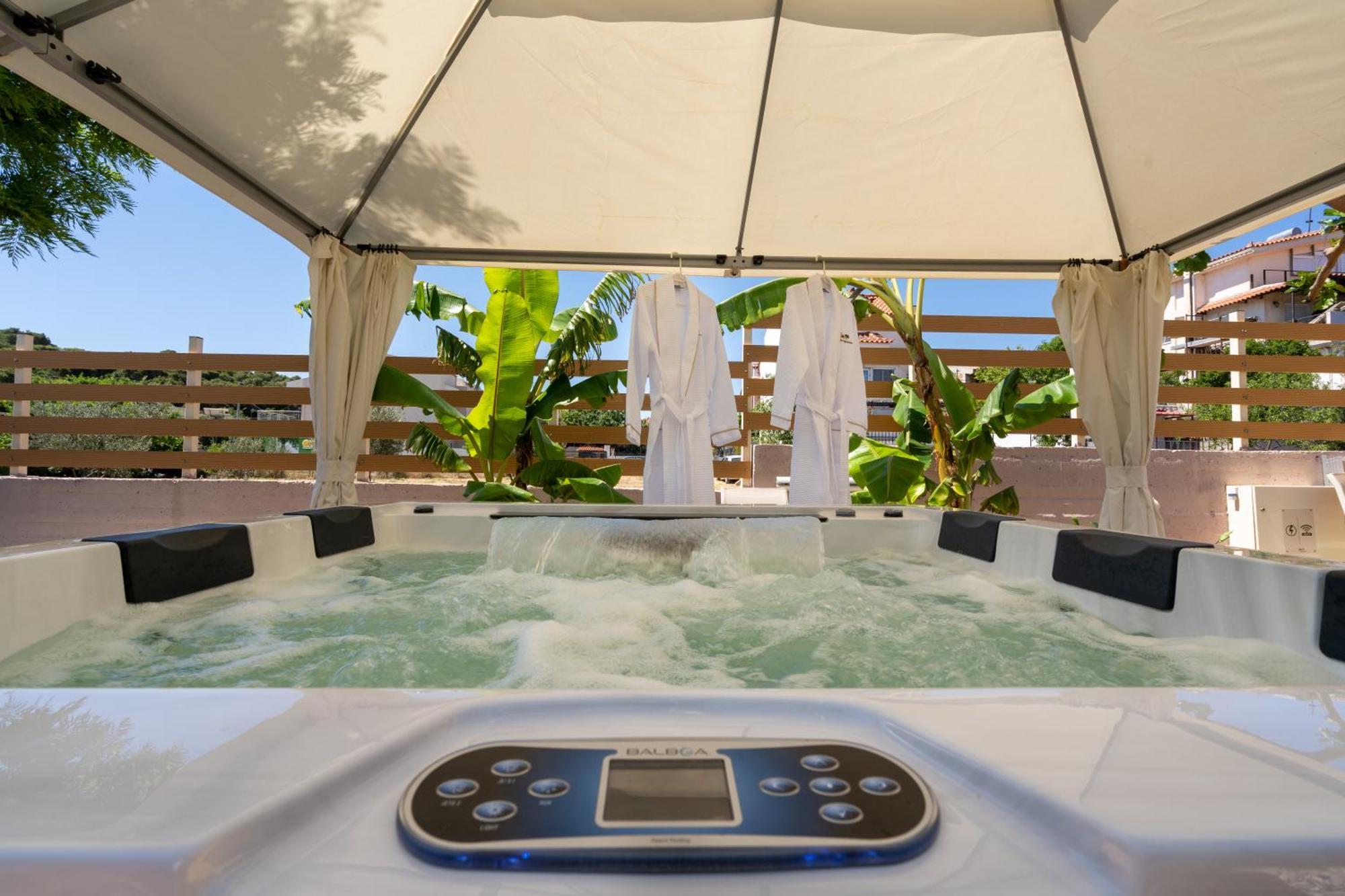 Modular Bungalows With Heated Pool Artemis Greece Exteriör bild