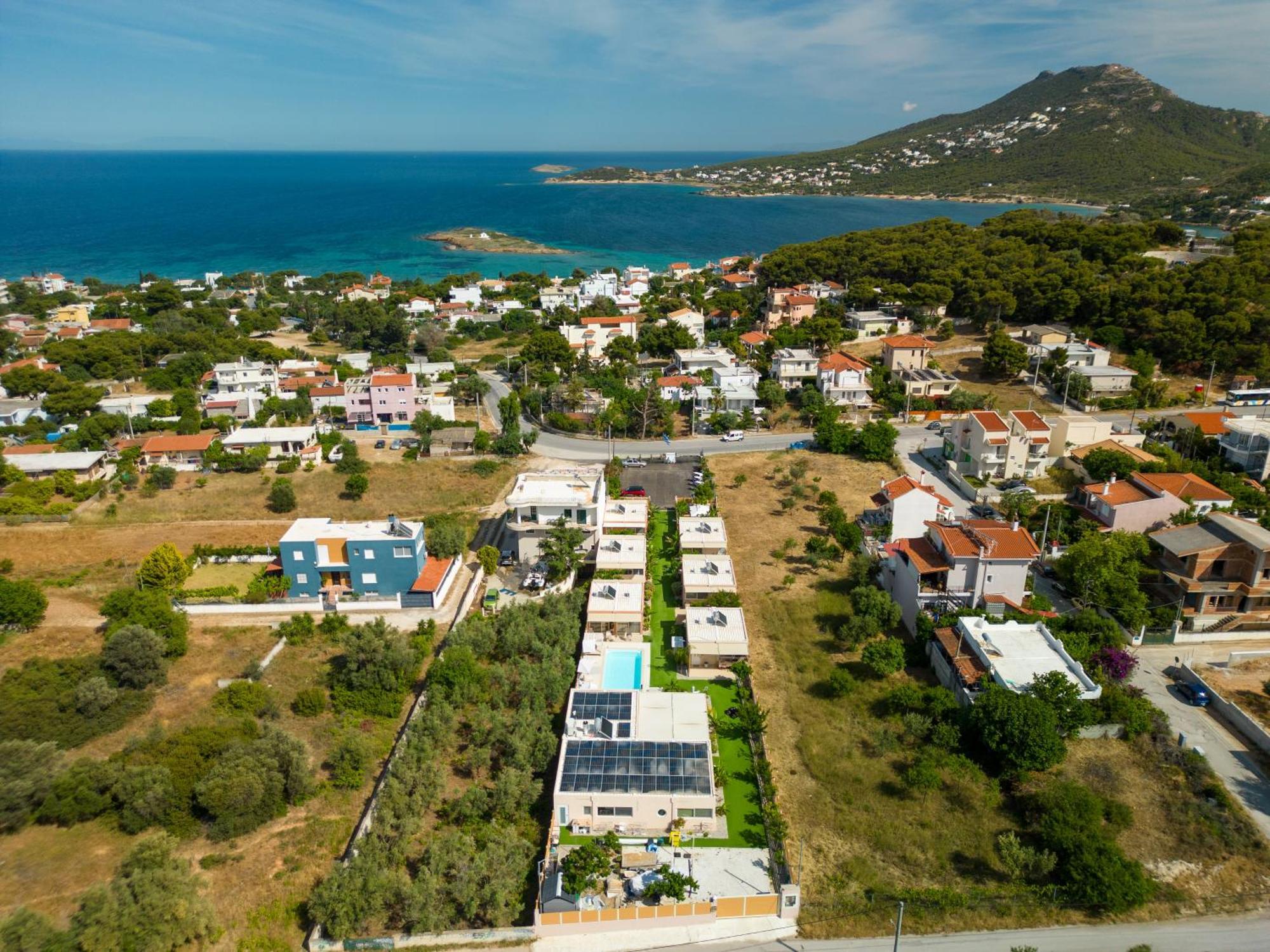 Modular Bungalows With Heated Pool Artemis Greece Exteriör bild